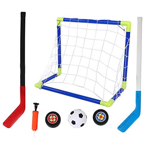 Fußballtor, 58 × 17 × 6, 2 im Freien, Eishockey-Torset für Kinder mit Ballpumpe, Trainingsspielzeug für Kinder von generic