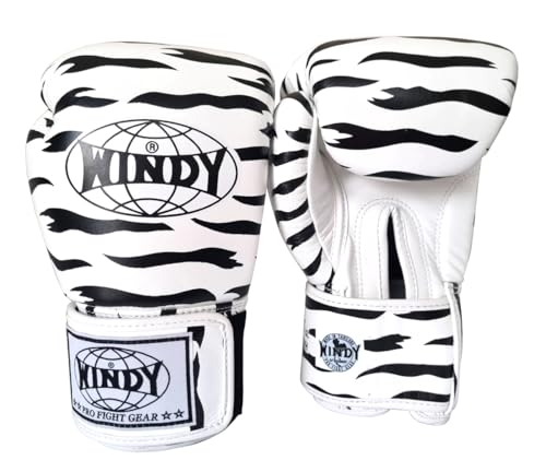 Windy Kick Boxing Gloves Zebra (10 oz) von generic