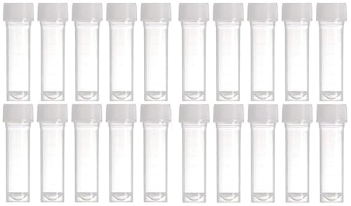 geo-versand 20x Schraubröhrchen 15 ml wasserdicht Luftdich Aufbewahrung Tube Behälter Deckel von geo-versand