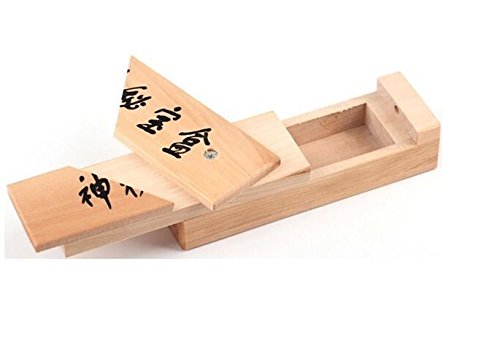 geo-versand Magische Trickbox Trickkiste Geldgeschenk Wie öffnen Holz chinesische Zeichen Box Kiste von geo-versand