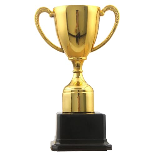 ggtuyt Trophy Cup Golden Small Golf Trophy Awards ohne Deckel 7,1 Zoll Golden Plastik Trophäe Spielzeug für Kinderpartybevorzugungen, Requisiten, Belohnungen, Gewinnpreise Trophy Cup von ggtuyt