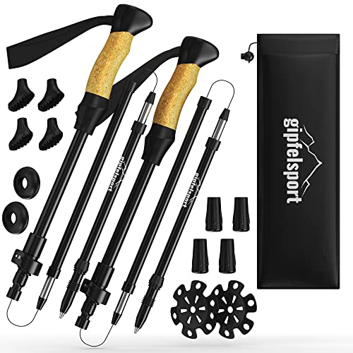 gipfelsport Faltbarer Wanderstock Alu mit Kork-Griff gipfelsport Faltbarer Wanderstock Alu mit Kork-Griff von gipfelsport