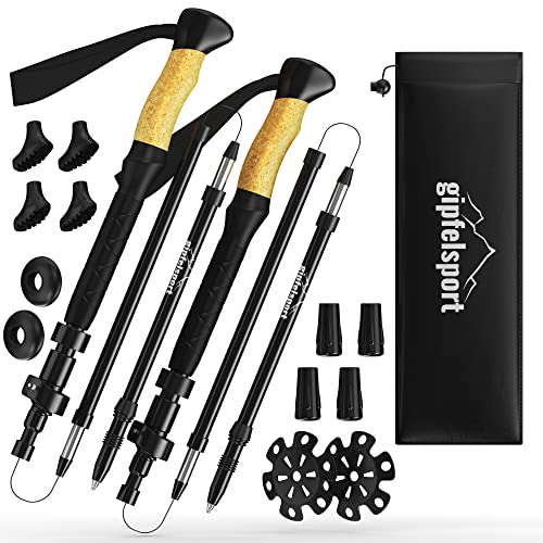 gipfelsport Faltbarer Wanderstock Carbon mit Kork-Griff gipfelsport Faltbarer Wanderstock Carbon mit Kork-Griff von gipfelsport