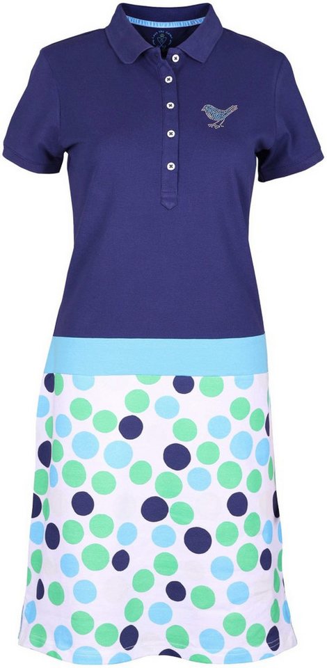 girls golf Poloshirt Girls Golf Kleid 'Polka Dot Blue' Damen S von girls golf