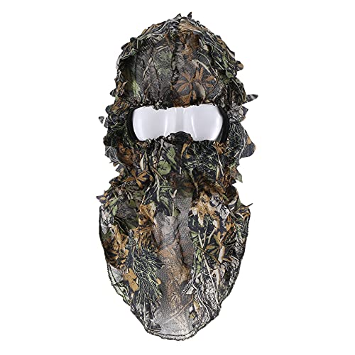 Sturmhaube, Maske mit 3D-Motiv, Jagd, Hut, Camo, Frisuren, Jagd, Outdoor von gluttonous