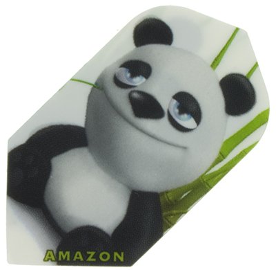 good-darts Amazon Strong 3D Comic Motive Dart SLIM Flights Panda von good-darts