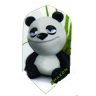 good-darts Amazon Strong 3D Comic Motive Dart SLIM Flights Panda von good-darts