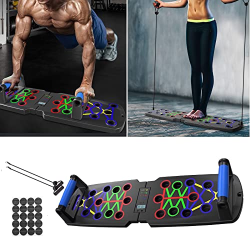 gotosee Faltbares Push Up Board Automatischer Zähler Timer Multifunktionale Fitnessgeräte Fitness Trainer für Männer und Frauen gotosee Faltbares Push Up Board Automatischer Zähler Timer Multifunktionale Fitnessgeräte Fitness Trainer für Männer und Frauen von gotosee