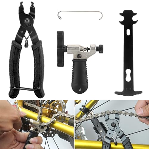 gzerma Kettennieter Fahrrad,Kettenschloss Zange und Kettenlehre Fahrrad, Fahrradkette Reparatur Set für 6-12 Fach Fahrradkette Werkzeug gzerma Kettennieter Fahrrad,Kettenschloss Zange und Kettenlehre Fahrrad, Fahrradkette Reparatur Set für 6-12 Fach Fahrradkette Werkzeug von gzerma
