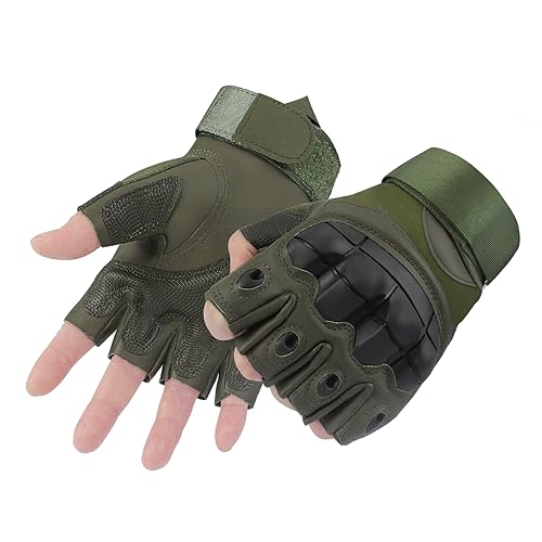 gzerma Motorrad Handschuhe Herren, Taktischehandschuhe Touchscreen Militär Einsatzhandschuhe Atmungsaktiv Fahrradhandschuhe für Wandern,Jagen,Airsoft,Militär,Paintball von gzerma