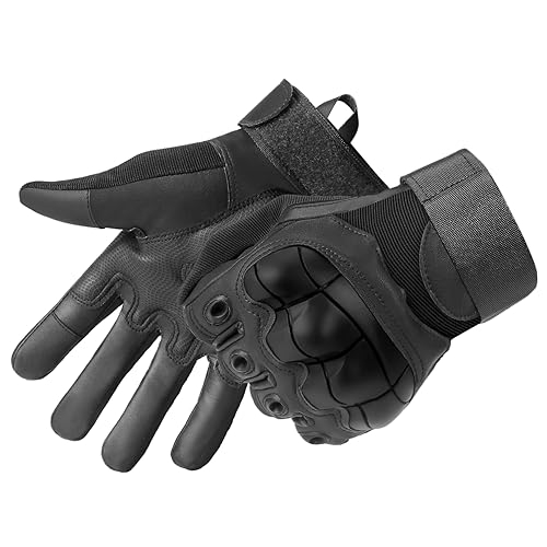 gzerma Motorrad Handschuhe Herren, Taktischehandschuhe Touchscreen Militär Einsatzhandschuhe Atmungsaktiv Fahrradhandschuhe für Wandern,Jagen,Airsoft,Militär,Paintball von gzerma