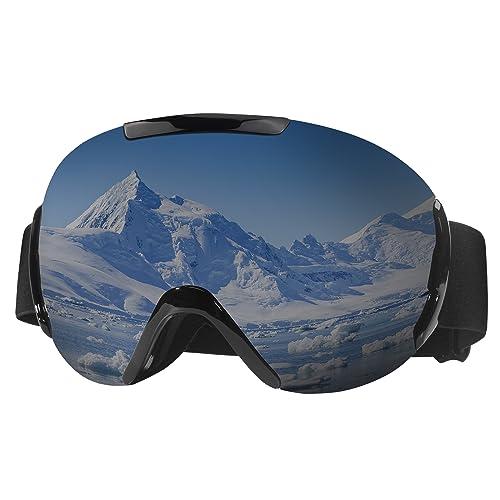 gzerma Skibrille Anti Fog Schneebrille Double Lens Snowboard Brille UV Schutz Motorradbrillen für Brillenträger Skifahren Radfahren Wandern von gzerma