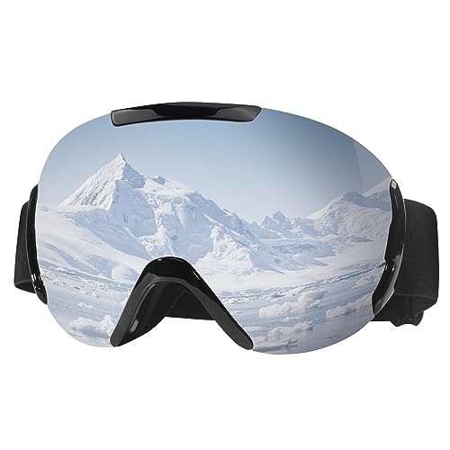 gzerma Skibrille Anti Fog Schneebrille Double Lens Snowboard Brille UV Schutz Motorradbrillen für Brillenträger Skifahren Radfahren Wandern von gzerma