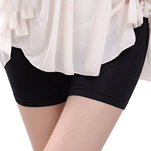 Unterhose Nahtlos Unterwäsche Modal Damen Miederpants Weich Slipshorts Hohe Taile Leggings Kurz Rock Panties Hose Frauen Boxershorts Einfarbig Boyshorts Atmungsaktiv Bequem Miederslip von haozaikeji