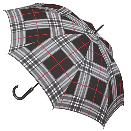 happy rain Regenschirm Stockschirm Automatik Schwarz Grau happy rain Regenschirm Stockschirm Automatik Schwarz Grau von happy rain