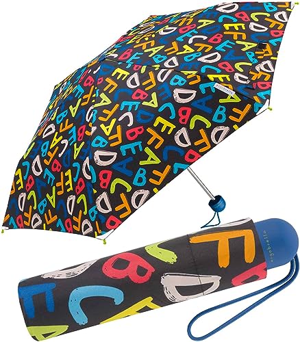 happy rain Ergobrella Kinder-Taschenschirm mit reflektierenden Elementen ABC happy rain Ergobrella Kinder-Taschenschirm mit reflektierenden Elementen ABC von happy rain