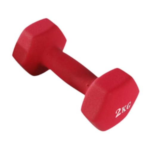 harayaa 2 Stück Handgewichte für Fitness, Tragbare Trainingsgeräte, 2 Kg Krafttraining, Rot von harayaa