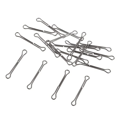 harayaa 20 Stücke Hochwertige Fliegenbinden für Forellenangeln, Silber 25mm harayaa 20 Stücke Hochwertige Fliegenbinden für Forellenangeln, Silber 25mm von harayaa