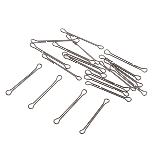 harayaa 20 Stücke Hochwertige Fliegenbinden für Forellenangeln, Silber 30mm harayaa 20 Stücke Hochwertige Fliegenbinden für Forellenangeln, Silber 30mm von harayaa