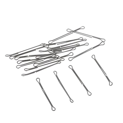 harayaa 20 Stücke Hochwertige Fliegenbinden für Forellenangeln, Silber 35mm harayaa 20 Stücke Hochwertige Fliegenbinden für Forellenangeln, Silber 35mm von harayaa