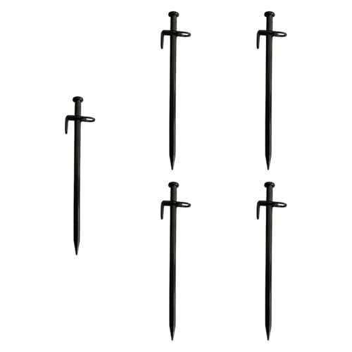 harayaa 5Pcs Zelt Stakes Camping Stakes Gartenarbeit Outdoor Vordächer Heavy Duty Zelt Garten Stakes, 20 cm von harayaa