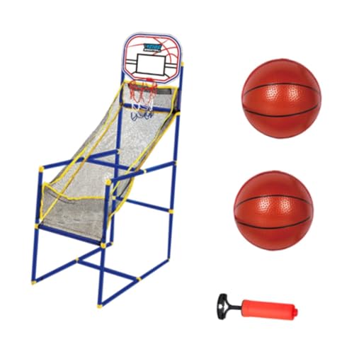 harayaa Arcade Basketball Set für Kinder, Sportausrüstung, Einfach zu Montierender Korb, Tragbar für Indoor Spiele, 2 Bälle von harayaa