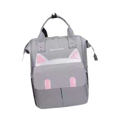 harayaa Baby Wickeltasche Rucksack Große Babytasche für Mama Papa für Kinderzimmer Outdoor Wandern, Grau von harayaa