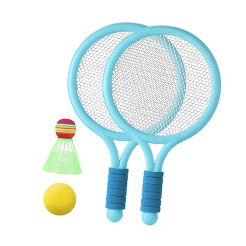 harayaa Badmintonschläger-Set für Kinder mit Federbällen und Tennisbällen, Indoor-Outdoor-Sport, tragbarer Tennisschläger für Kinder für den Sport von harayaa