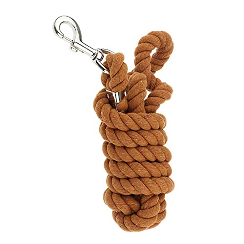 harayaa Baumwoll Führstrick mit Karabiner, 8 Farben Verfügbar, Braun harayaa Baumwoll Führstrick mit Karabiner, 8 Farben Verfügbar, Braun von harayaa