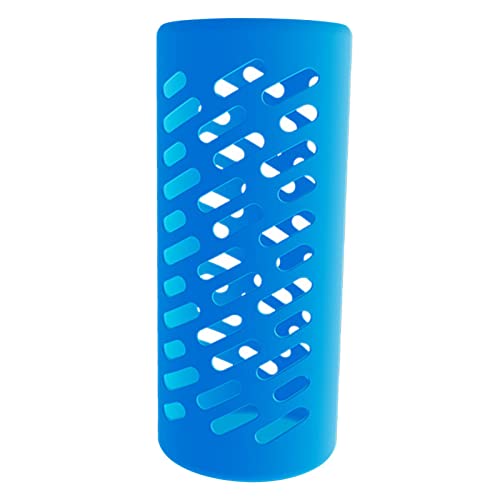 harayaa Blaue Silikonhülle für Glasflaschen, Stoßsichere Abdeckung, Tragbare Schutzhülle, 18oz von harayaa