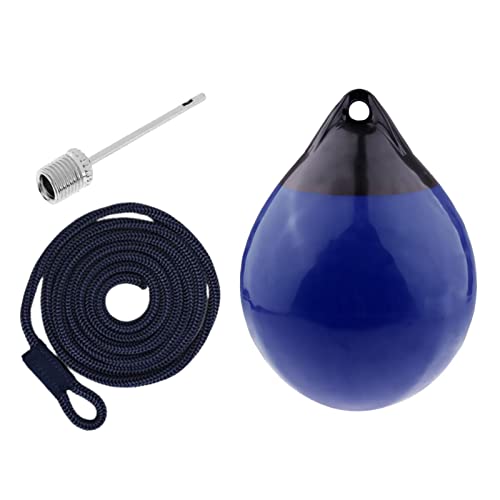 harayaa Boot Ball Boje Dock Float Marine Liegeplatz Boje für Segelboote Angeln, Blau mit schwarzem Seil harayaa Boot Ball Boje Dock Float Marine Liegeplatz Boje für Segelboote Angeln, Blau mit schwarzem Seil von harayaa
