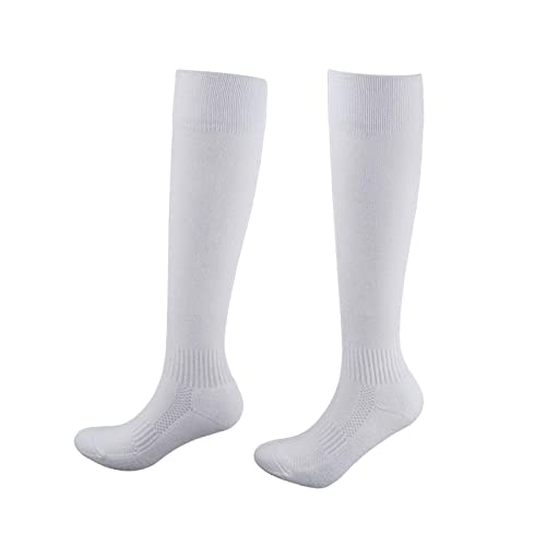 harayaa Fechtsocken Unisex-Fechtsocken für schützende Fechtstrümpfe für Sportler, Weiß, m von harayaa