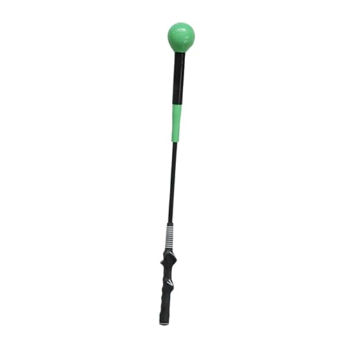 harayaa Golfschwungtrainer, Golf Trainingshilfe, Bequemer Griff, Stance Warm Up Stick, Go Zubehör, GrÜn von harayaa