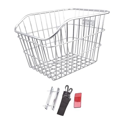 harayaa Hinterer Fahrradkorb, Fahrradträger, Korbaufbewahrung, große Kapazität, Fahrrad-Gepäckträger für Outdoor, Kinder-Klappräder harayaa Hinterer Fahrradkorb, Fahrradträger, Korbaufbewahrung, große Kapazität, Fahrrad-Gepäckträger für Outdoor, Kinder-Klappräder von harayaa