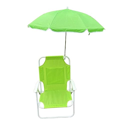harayaa Kinder-Außenstuhl, Camping-Picknickstuhl mit Regenschirm, Outdoor, Klappstuhl, Strandstuhl für Park, Hinterhof, Picknick, Wandern, GRÜN harayaa Kinder-Außenstuhl, Camping-Picknickstuhl mit Regenschirm, Outdoor, Klappstuhl, Strandstuhl für Park, Hinterhof, Picknick, Wandern, GRÜN von harayaa