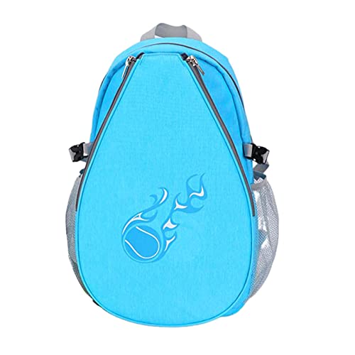 harayaa Kinder-Tennisschläger-Tasche, Tragetasche, Tasche, Netz-Aufbewahrung, Paddel, Rucksack für Bälle, Badminton-Schläger, Wasserflasche, Blau harayaa Kinder-Tennisschläger-Tasche, Tragetasche, Tasche, Netz-Aufbewahrung, Paddel, Rucksack für Bälle, Badminton-Schläger, Wasserflasche, Blau von harayaa