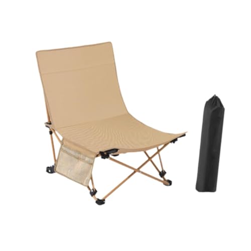 harayaa Klappbarer Campingstuhl Outdoor Moon Chair Klappstuhl Strandstuhl für Grill, Khaki von harayaa