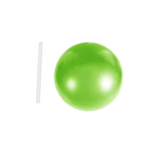 harayaa Kleiner Pilates-Ball, Yoga-Ball, 22,9 cm, robuster Ball, Trainingsball zum Dehnen, Heim-Fitnessstudio, Balance, verbessert das Gleichgewicht, GRÜN harayaa Kleiner Pilates-Ball, Yoga-Ball, 22,9 cm, robuster Ball, Trainingsball zum Dehnen, Heim-Fitnessstudio, Balance, verbessert das Gleichgewicht, GRÜN von harayaa