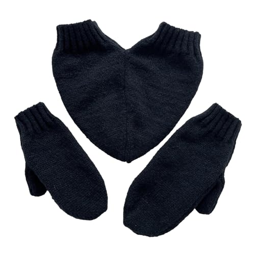 harayaa Paar-Handschuhe, Strickhandschuh, Paar-Handschuhe, Erwachsene, weiche Winter-warme Handschuhe, Fäustlinge zum Skifahren im Freien, Schwarz harayaa Paar-Handschuhe, Strickhandschuh, Paar-Handschuhe, Erwachsene, weiche Winter-warme Handschuhe, Fäustlinge zum Skifahren im Freien, Schwarz von harayaa