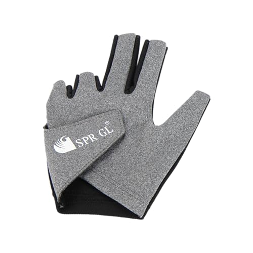 harayaa Pool-Queue-Handschuhe, professioneller Billardhandschuh für die Linke Hand, Queue-Handschuhe mit separaten Fingern, hellgrau harayaa Pool-Queue-Handschuhe, professioneller Billardhandschuh für die Linke Hand, Queue-Handschuhe mit separaten Fingern, hellgrau von harayaa