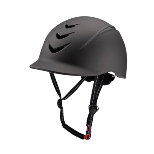 harayaa Reithelm, Reitsporthelm, Professioneller Leichtgewichtler Fahrradhelm für Erwachsene, Herren und Damen, Pferdeausrüstung, Reithelm, DUNKELGRAU harayaa Reithelm, Reitsporthelm, Professioneller Leichtgewichtler Fahrradhelm für Erwachsene, Herren und Damen, Pferdeausrüstung, Reithelm, DUNKELGRAU von harayaa