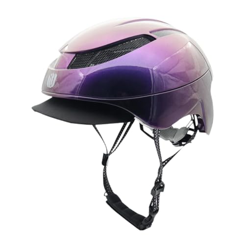 harayaa Reithelm Skateboard Fahrradhelm Fahrradhelm für Outdoor-Aktivitäten, Lila von harayaa