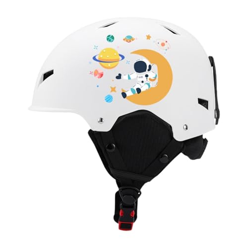 harayaa Schnee Ski Helm Sport Helm Kopfbedeckungen Skateboard Helm für Radfahren Radfahren Biker, Weiß, l von harayaa