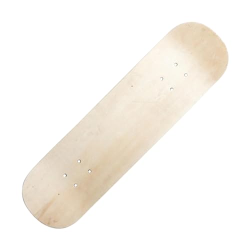harayaa Skateboard Deck Aus Holz, Blankes Longboard Deck, Skateboard Zubehör für Jungen, Mädchen Und Kinder, 72 cm ohne Räder von harayaa