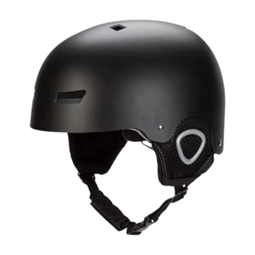 harayaa Skihelm, Sporthelm, Skateboardhelm, Schneehelm für Snowboard, Outdoor, Skateboard, Black M von harayaa