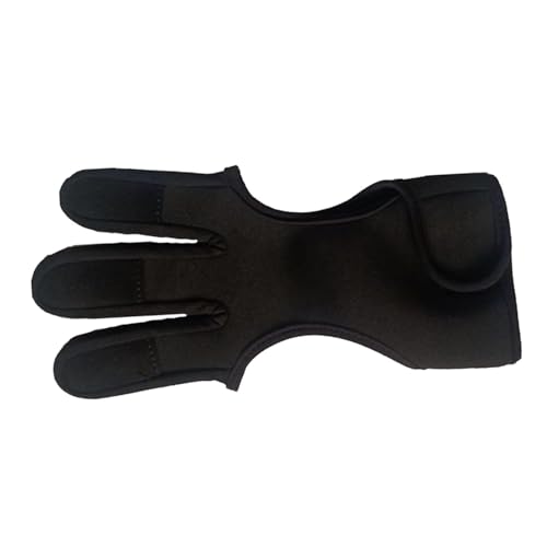 harayaa Sporthandschuh mit Drei-Finger-Schutz, für Rechts- und Linkshänder geeignet, leicht, Ausrüstung, verstellbar, atmungsaktiv, Schutzausrüstung, Damen, m von harayaa