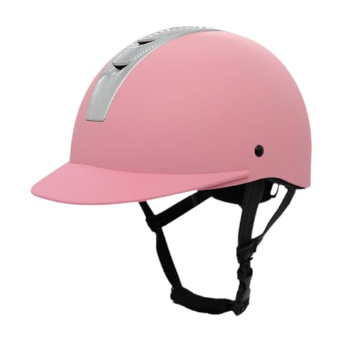 harayaa Stylischer Reithelm für Den Sommer mit Belüftung, M Rosa Silber harayaa Stylischer Reithelm für Den Sommer mit Belüftung, M Rosa Silber von harayaa