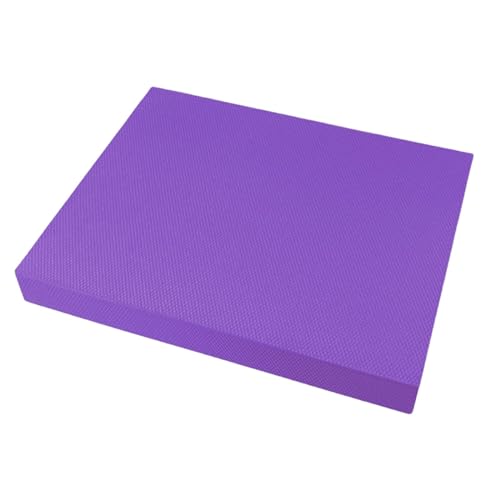 harayaa Übungs-Balance-Pad, Knieschoner, reißfeste, hochdichte Balance-Kissen-Schaumstoffmatte für Fitness, Innen- und Heim-Fitnessstudio, lila harayaa Übungs-Balance-Pad, Knieschoner, reißfeste, hochdichte Balance-Kissen-Schaumstoffmatte für Fitness, Innen- und Heim-Fitnessstudio, lila von harayaa