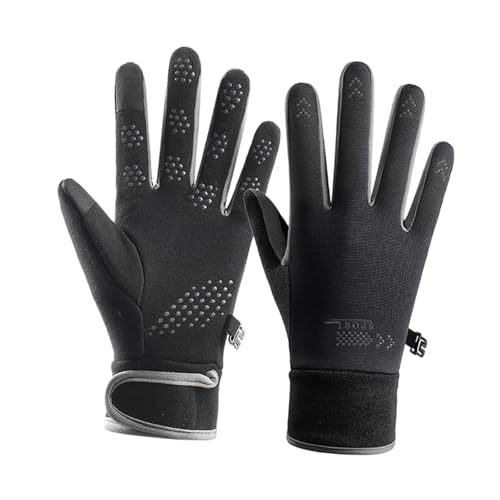 harayaa Winterhandschuhe für Outdoor Aktivitäten, Fäustlinge, Skihandschuhe, Handwärmer für Schnee Und Radfahren, Schwarz, Männer Klebrige von harayaa