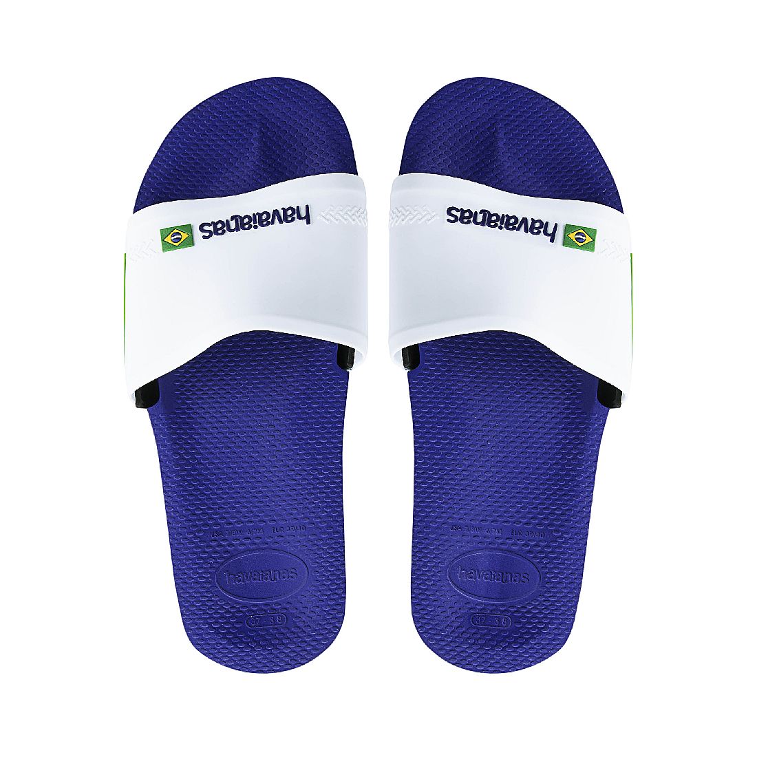 Havaianas SLIDE BRASIL FC Unisex Erwachsene Sandale Badelatsche 4142616 blau Havaianas SLIDE BRASIL FC Unisex Erwachsene Sandale Badelatsche 4142616 blau von Havaianas